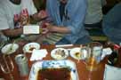 サインしてるうちに料理がなくなってる!(笑)